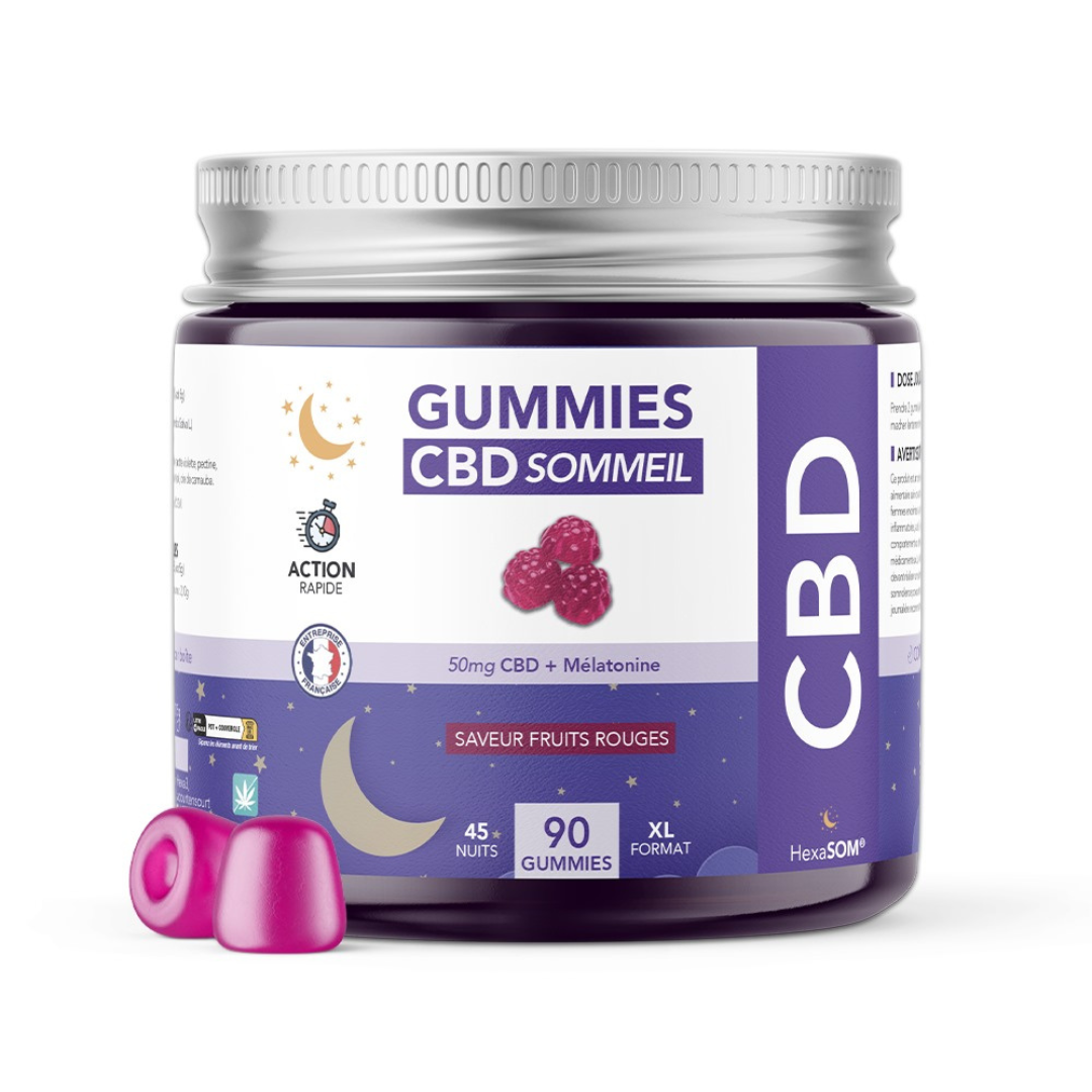 Gummies CBD 45 nuits - Hexa3