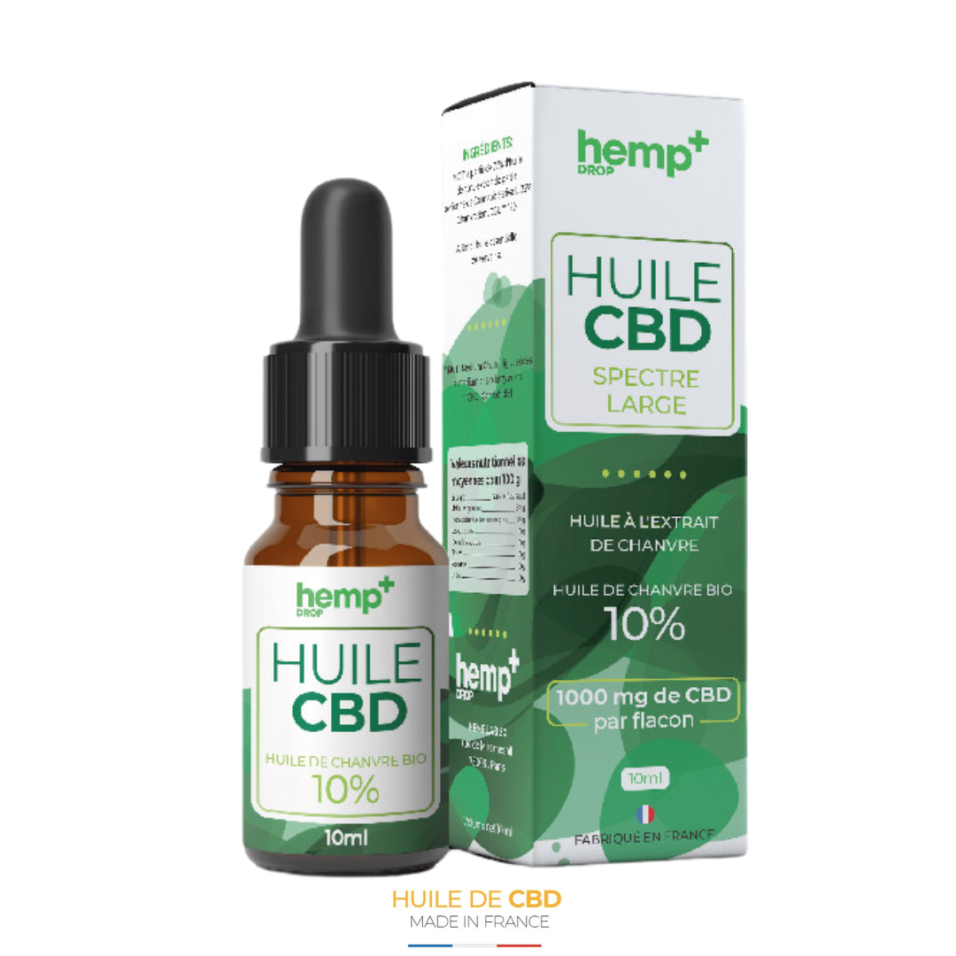 Huile CBD 10ml Nature - Hemp+