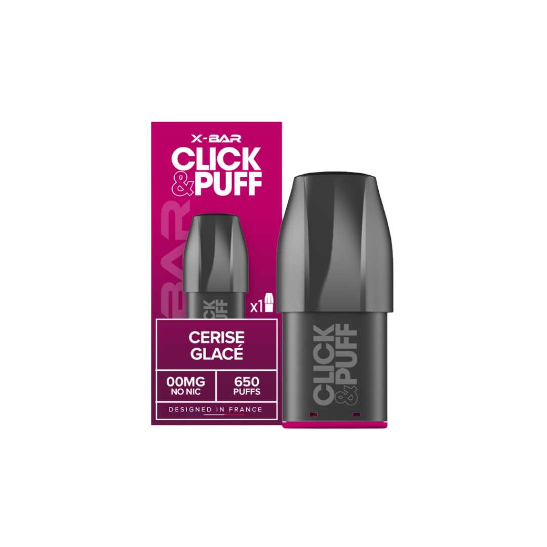 Cerise Glacée X-Bar Pod Click & Puff