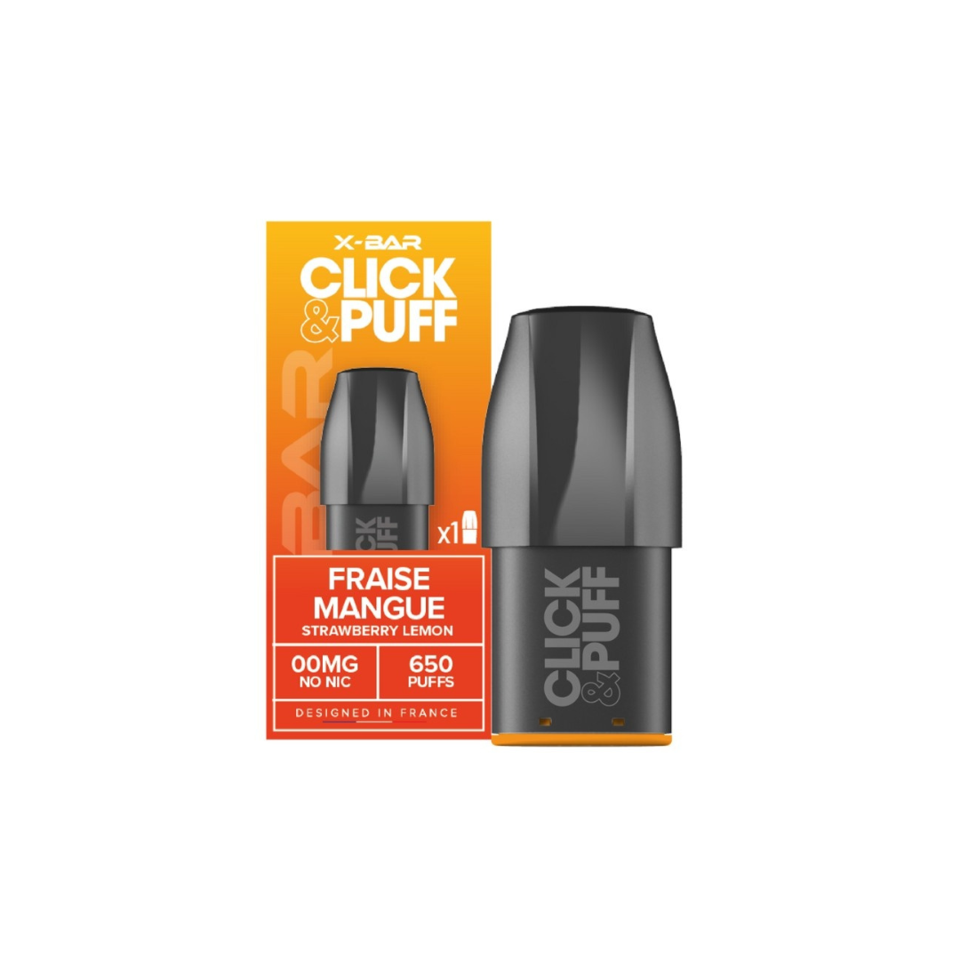 Fraise Mangue X-Bar Pod Click & Puff