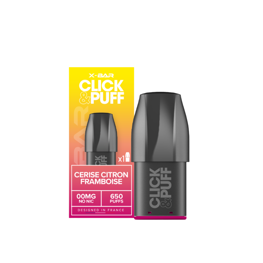 Cerise Citron Framboise X-Bar Pod Click & Puff