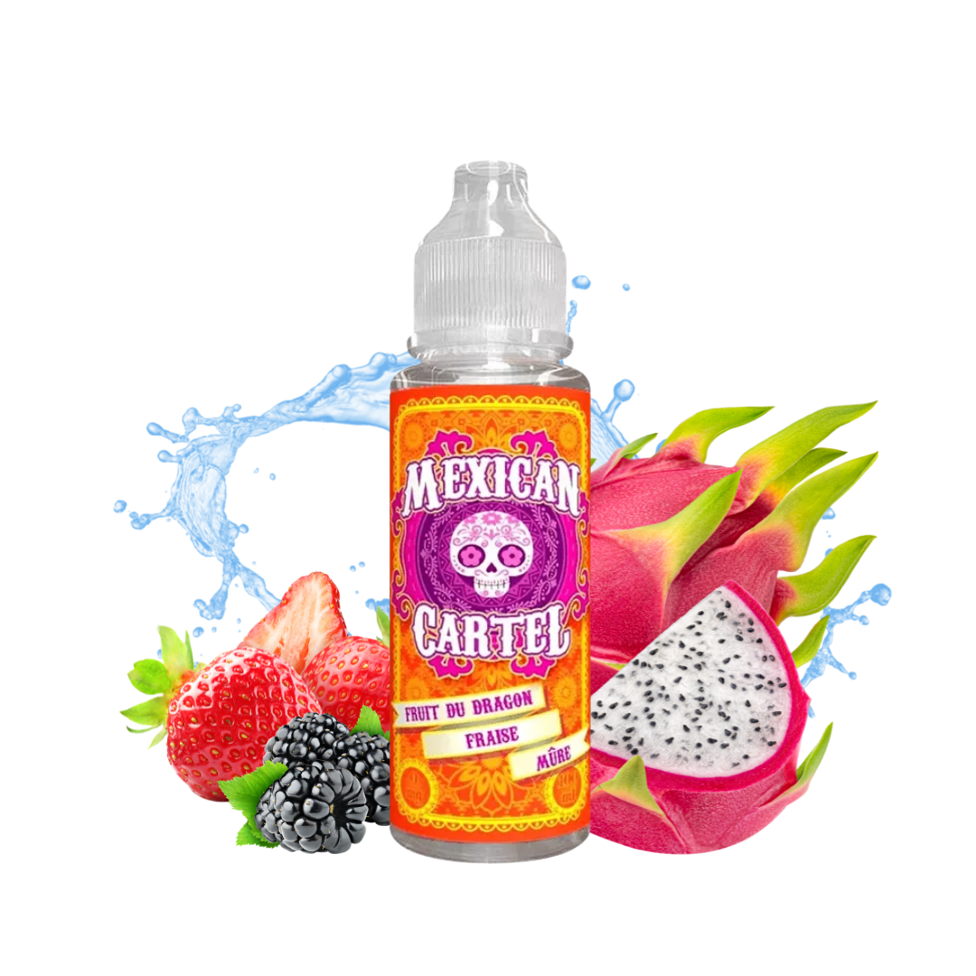 Fruit du Dragon Fraise Müre Mexican Cartel 100ml