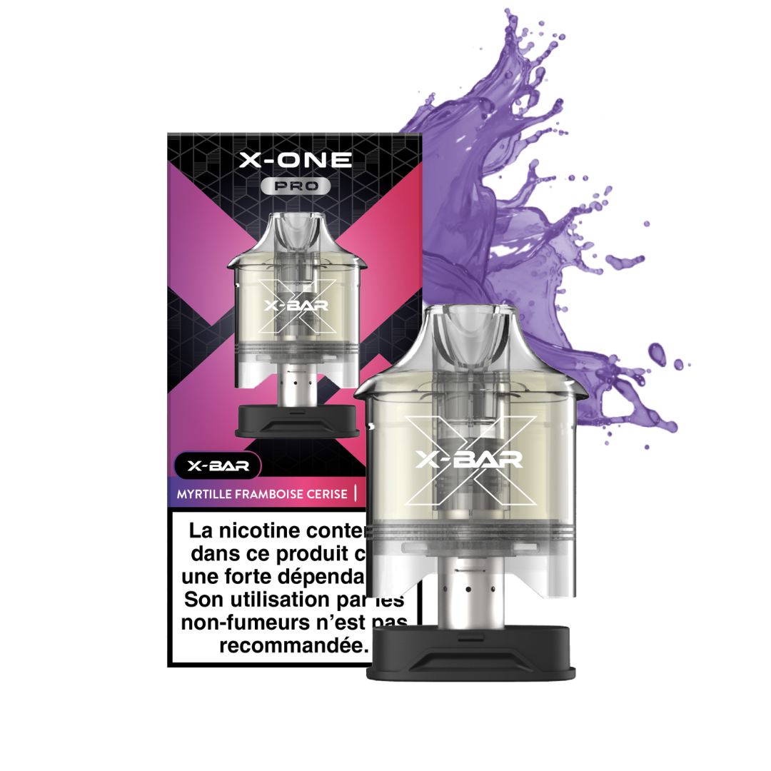 Pod X One 15K Myrtille Framboise Cerise